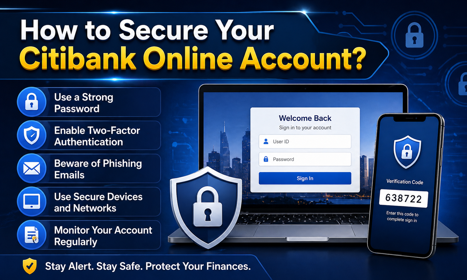 How to Secure Your Citibank Online Account?