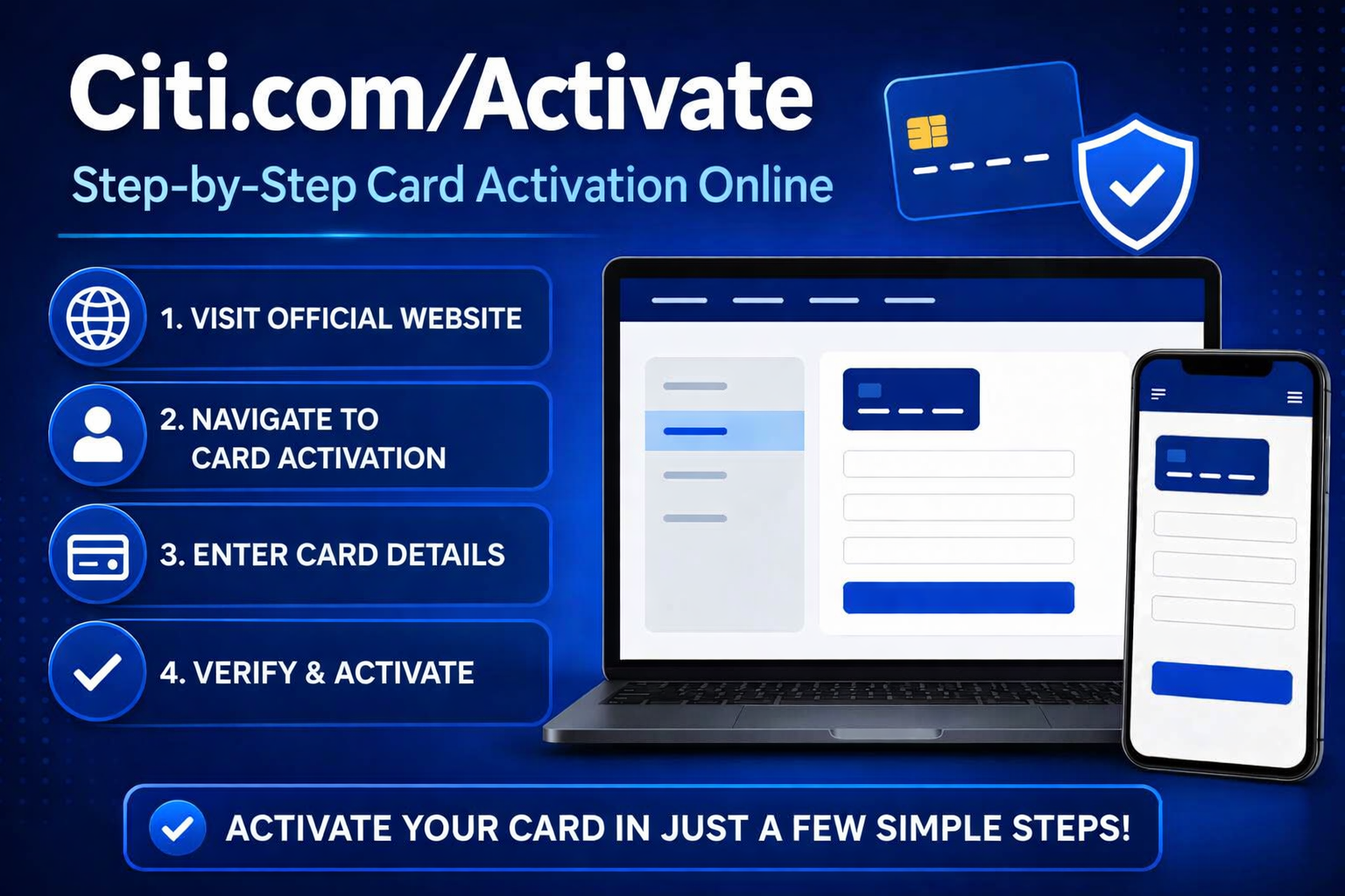 Citi.com/Activate Guide – Step-by-Step Card Activation Online