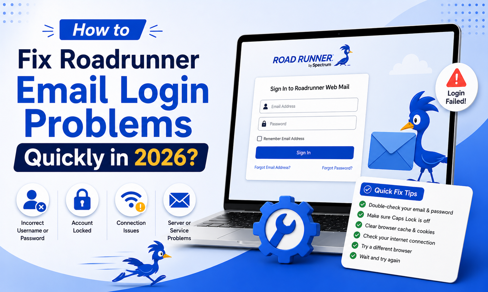 Fix Roadrunner login issues