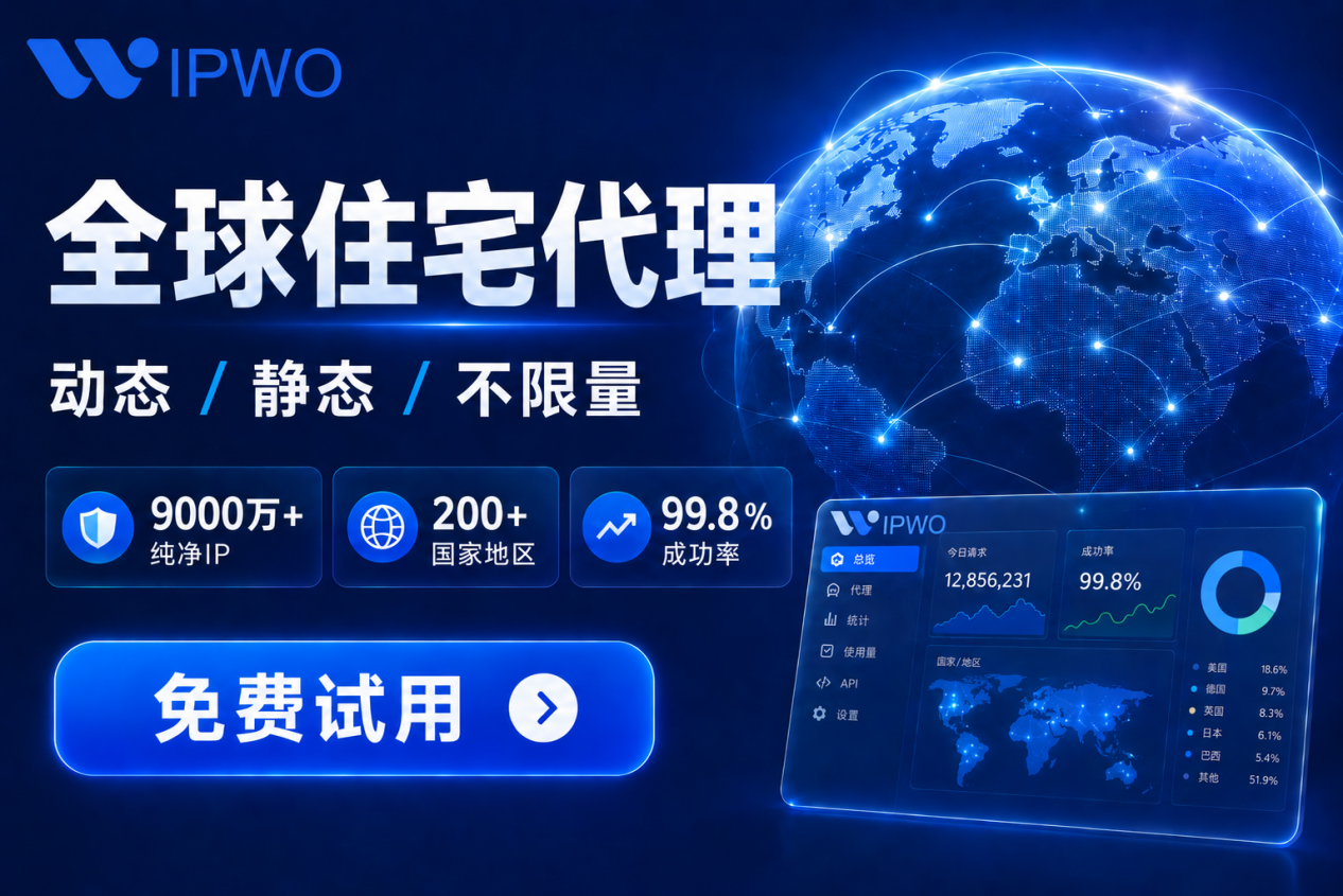 出海企业如何通过IPWO全球住宅代理保护品牌？