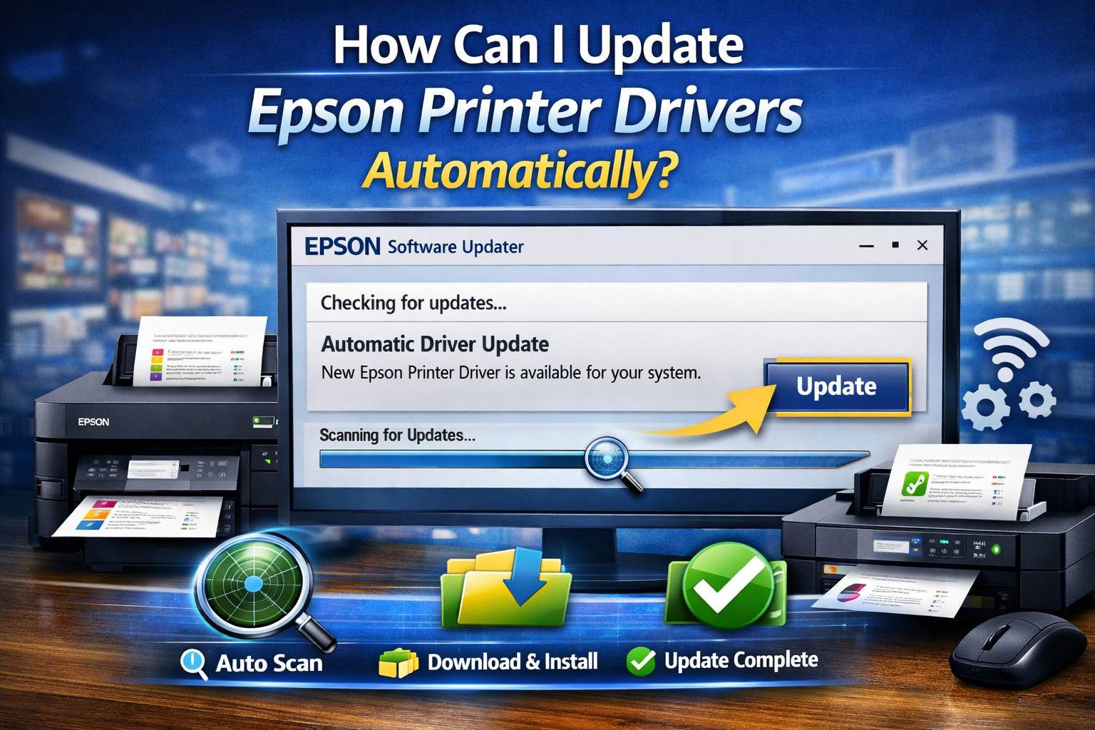How Can I Update Epson Printer Drivers Automatically?