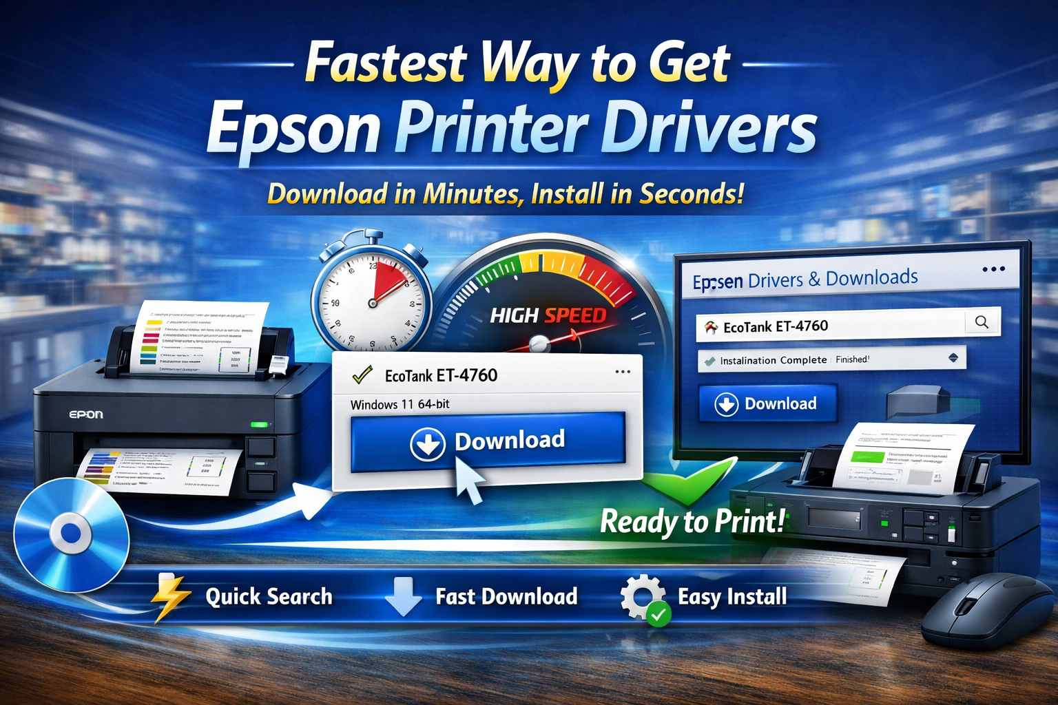 Need Epson Printer Drivers? Here's the Fastest Way to Get Them
