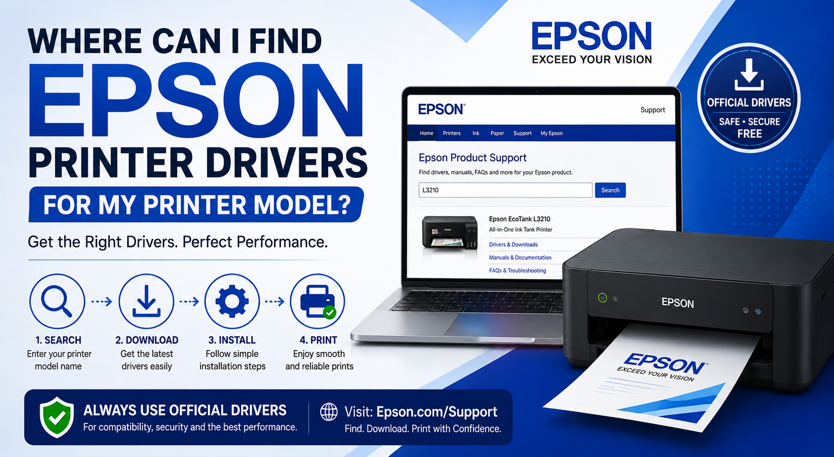 Where Can I Find Epson Printer Drivers for My Printer Model?