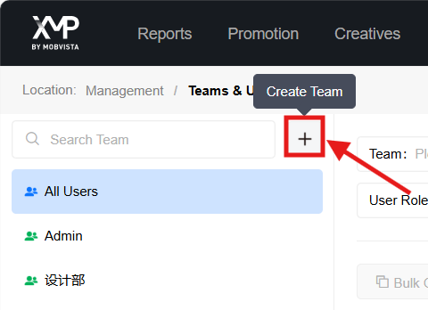 Teams & Users Management-XMP | Help Center