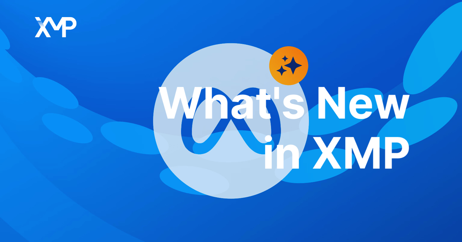 what's new in XMP