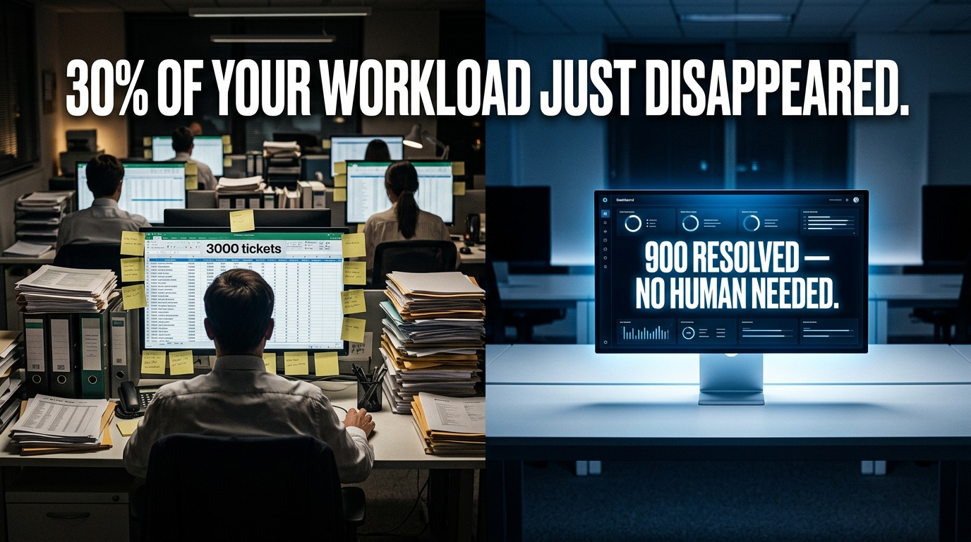 La carga de trabajo simplemente desapareció.